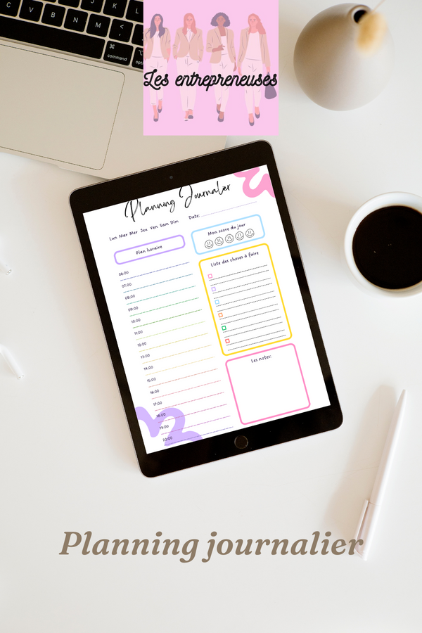 🌟 Planning journalier imprimable🌟
